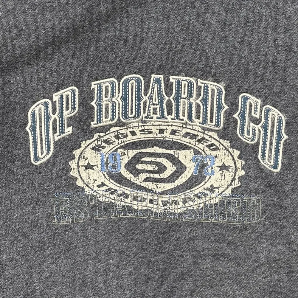 OCEAN PACIFIC OP BOARD CO SWEATSHIRT HOODIE Embroidered Logo Size Medium NWT